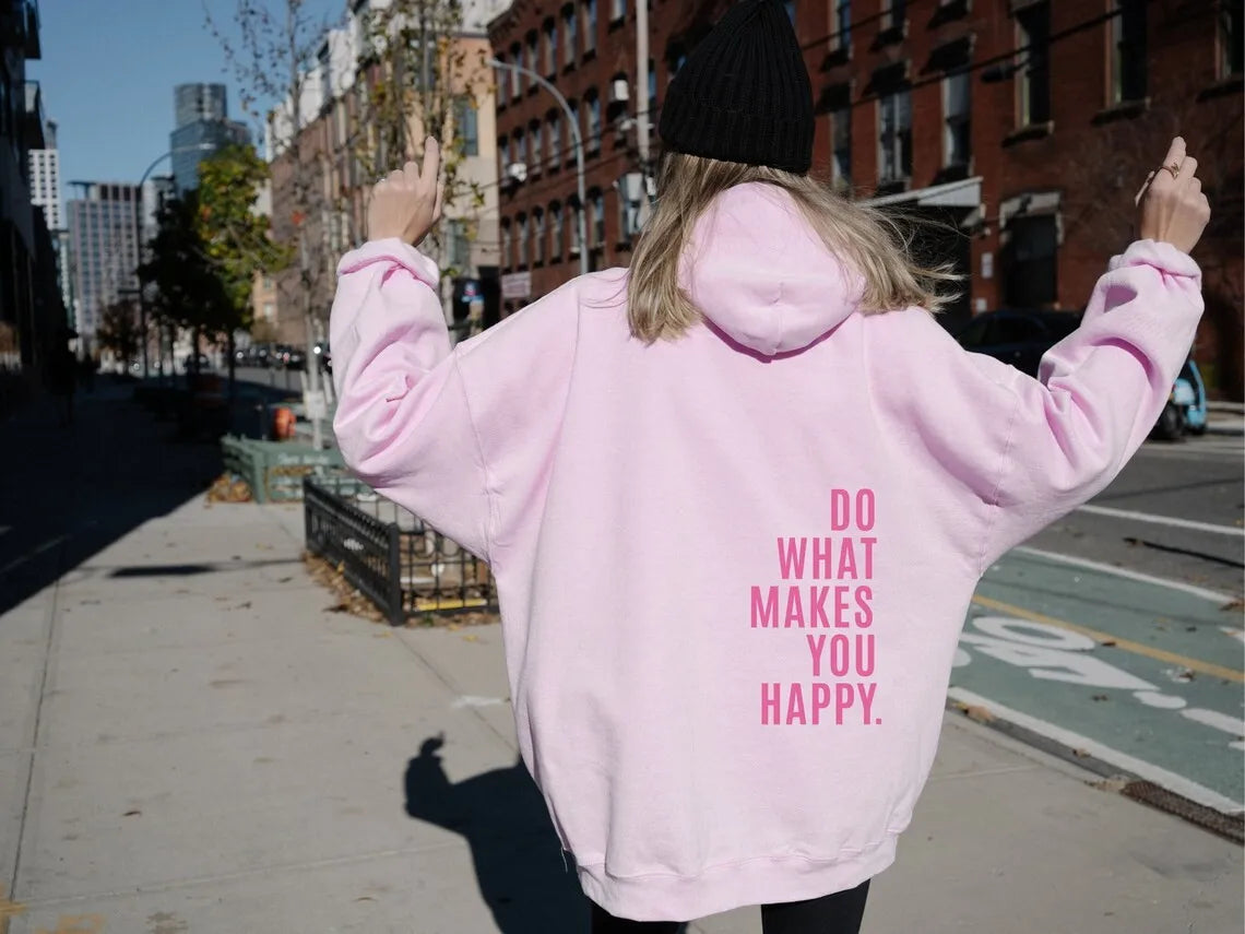 Sweat à capuche rétro pour femmes