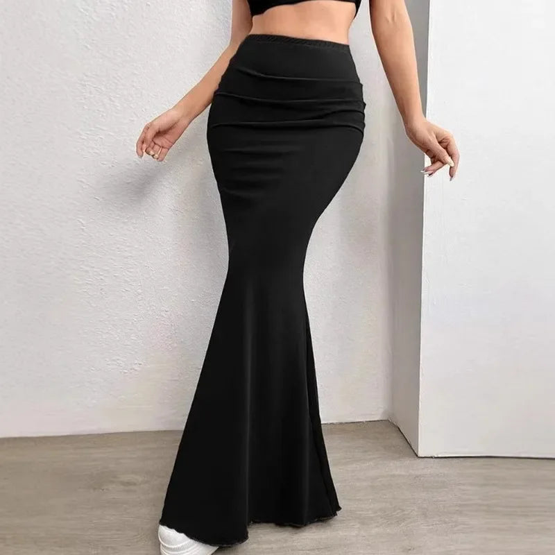 Jupe Sirène Femme – Taille Haute et Fronces