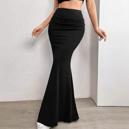 Jupe Sirène Femme – Taille Haute et Fronces