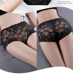 Culotte en dentelle florale pour femmes