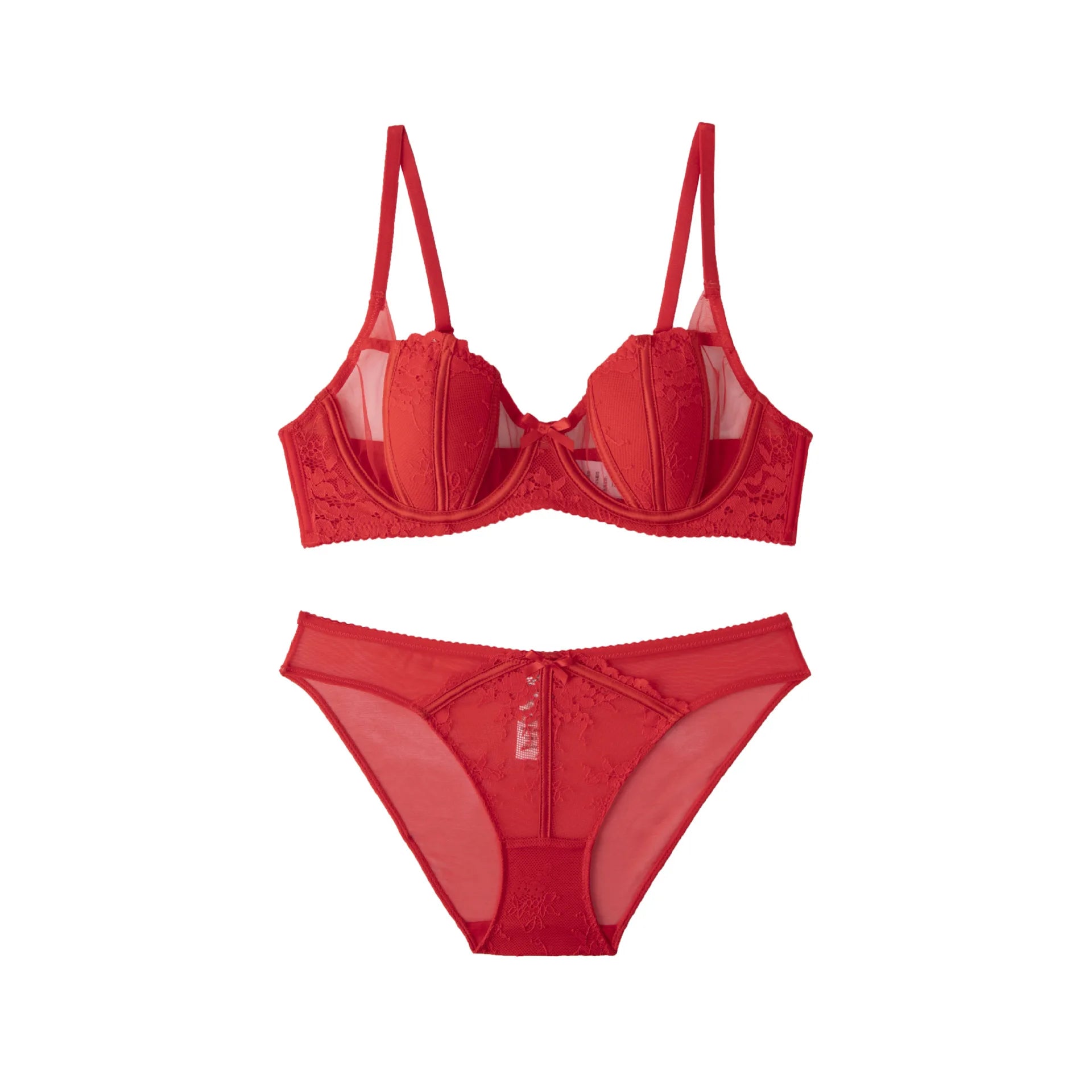 Ensemble de lingerie sexy en dentelle soutien-gorge et culotte pour femmes