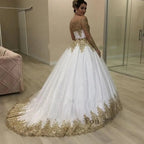 Robe de mariée à manches longues pour femmes