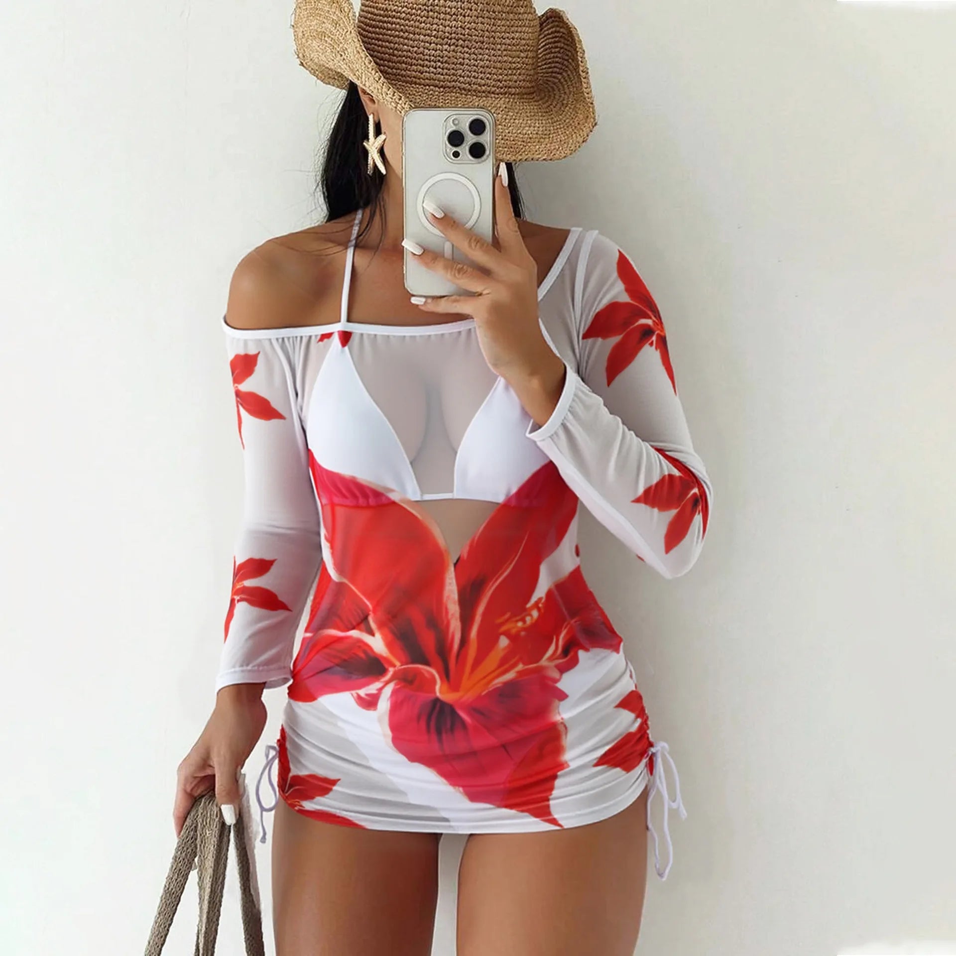 Maillot de bain trois pièces pour femmes