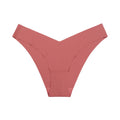 String en soie taille basse sans trace pour femmes