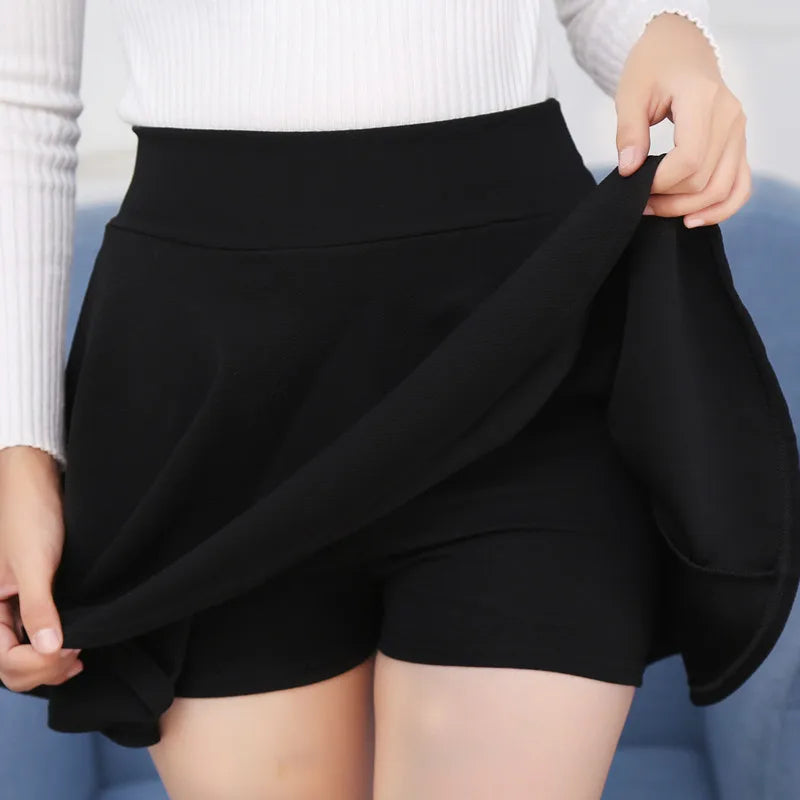 Jupes courte plissée et bouffante pour femmes