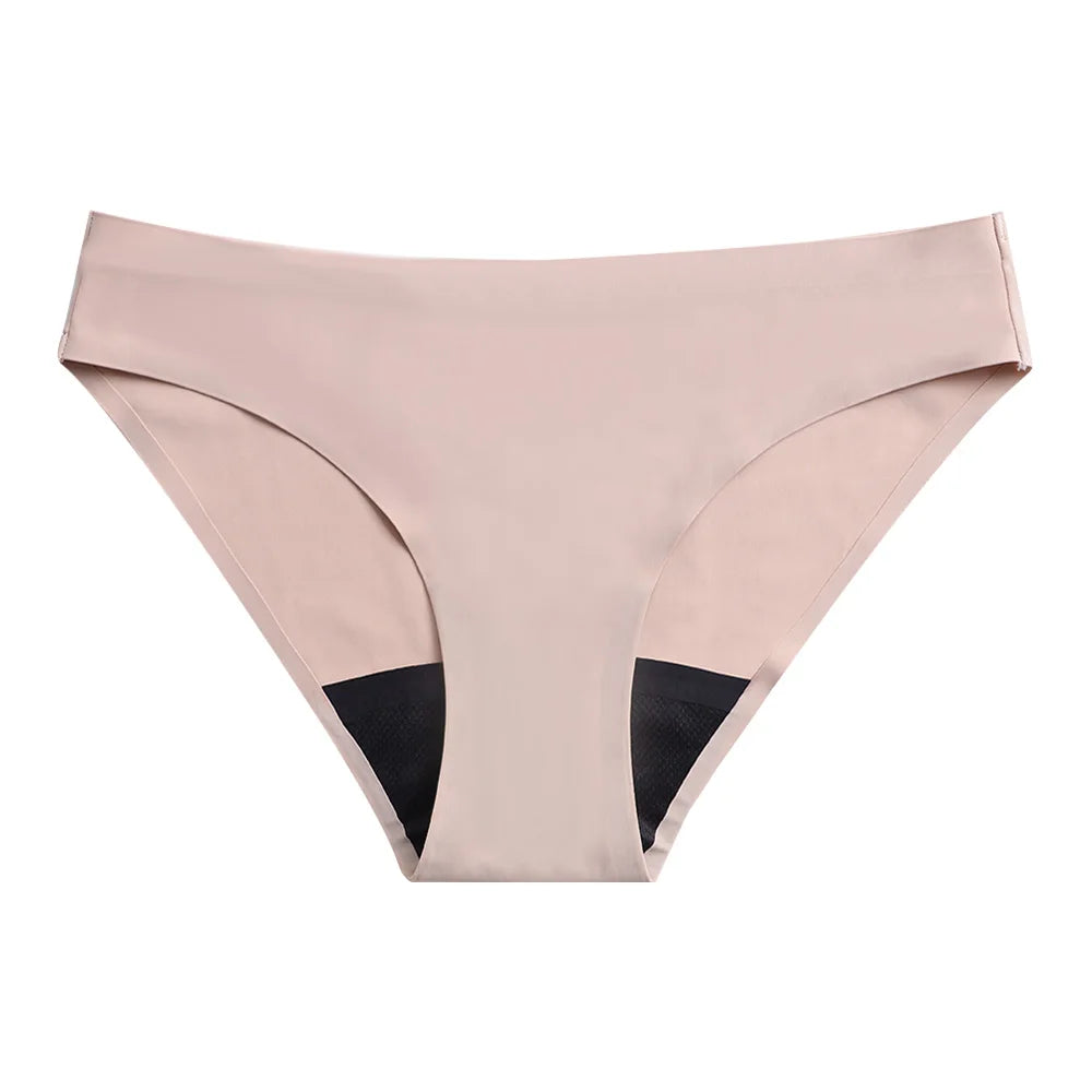 Culotte respirant menstruel sans couture pour femmes