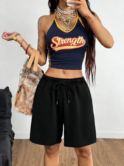 Lot de 2 Shorts Unis Femme – Style Décontracté