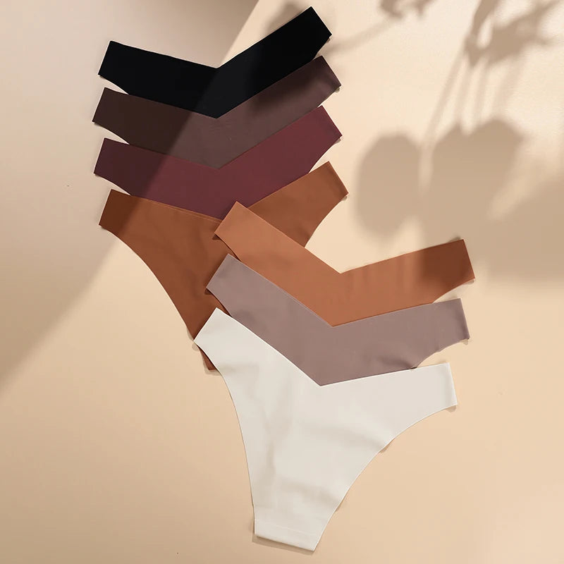 Culotte sans couture de taille moyenne pour femmes
