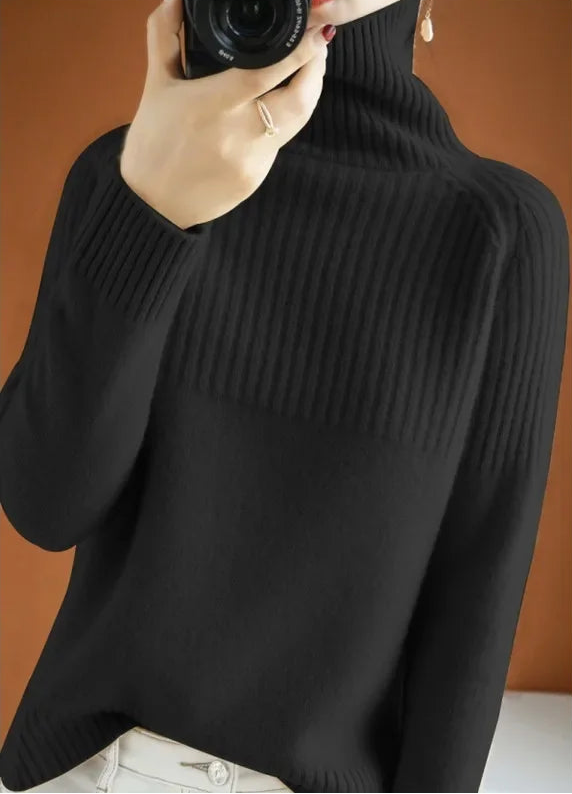 Pull Ample Femme – Maille et Col Roulé