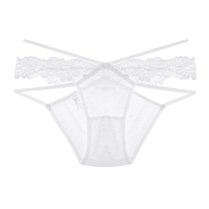 Culotte transparente en dentelle pour femmes