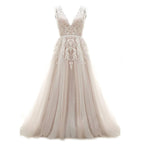 Robe de mariée sexy en tulle et dentelle, pour femmes