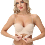 Soutien-gorge Push Up sans bretelles pour femmes