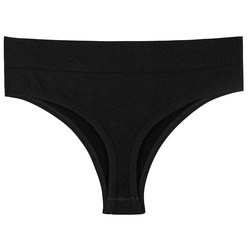 String taille basse sans couture pour femmes