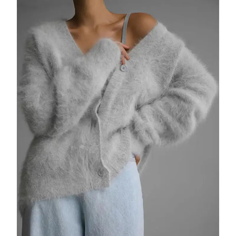 Cardigan pull paresseux pour femmes