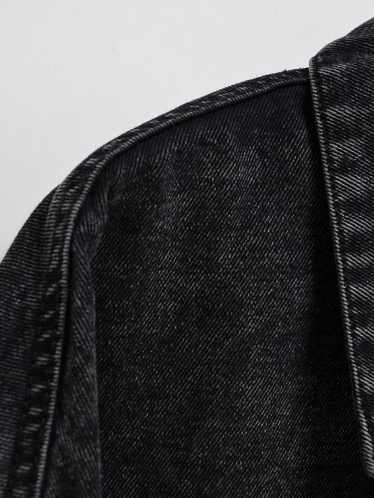 Veste courte en jean pour femmes