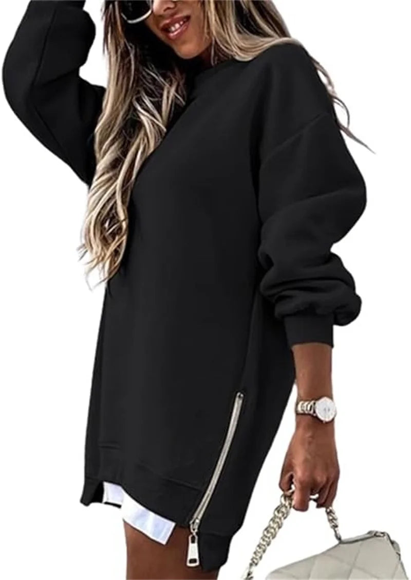 Sweat col rond à manches longues pour femmes