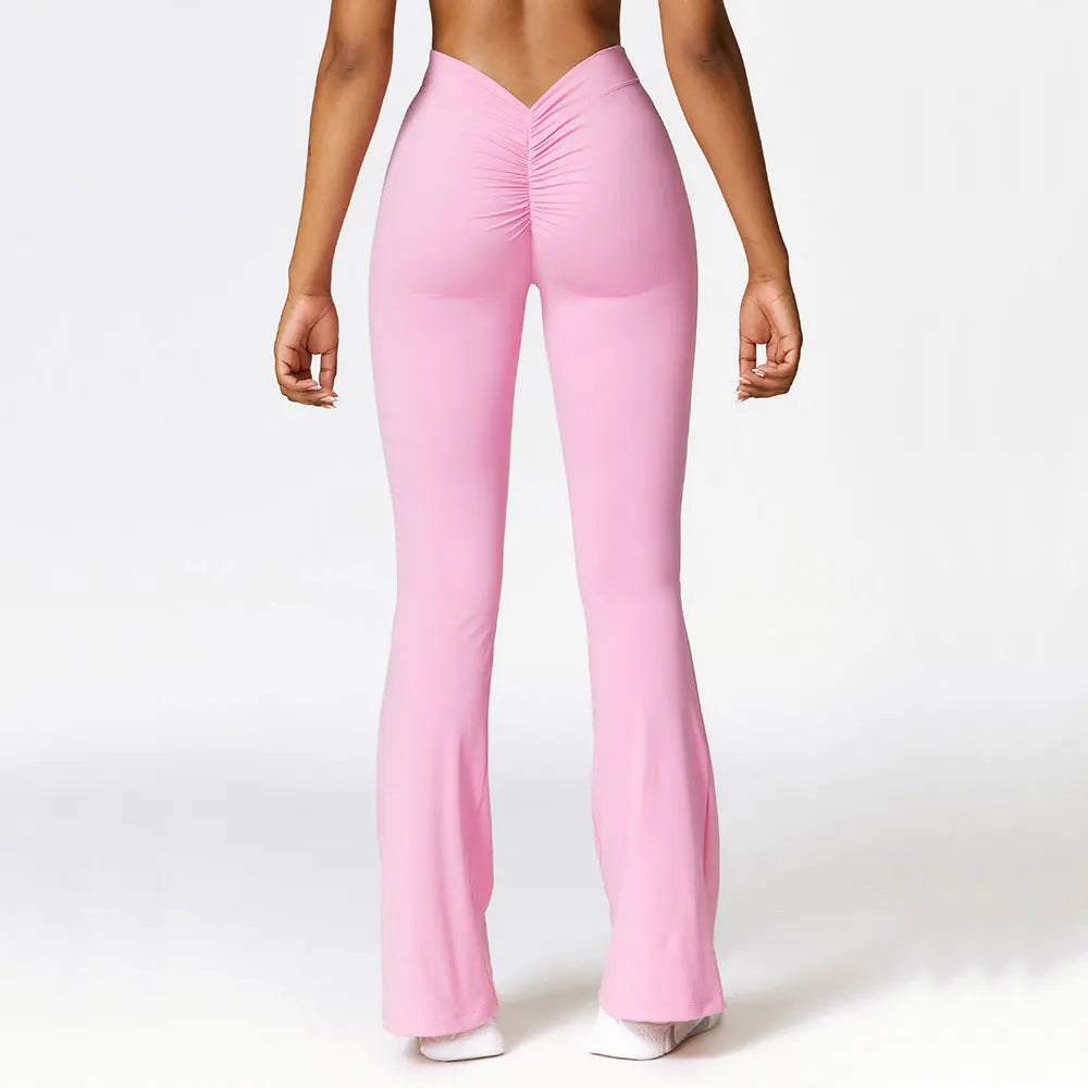 Leggings évasés à jambes larges pour femmes