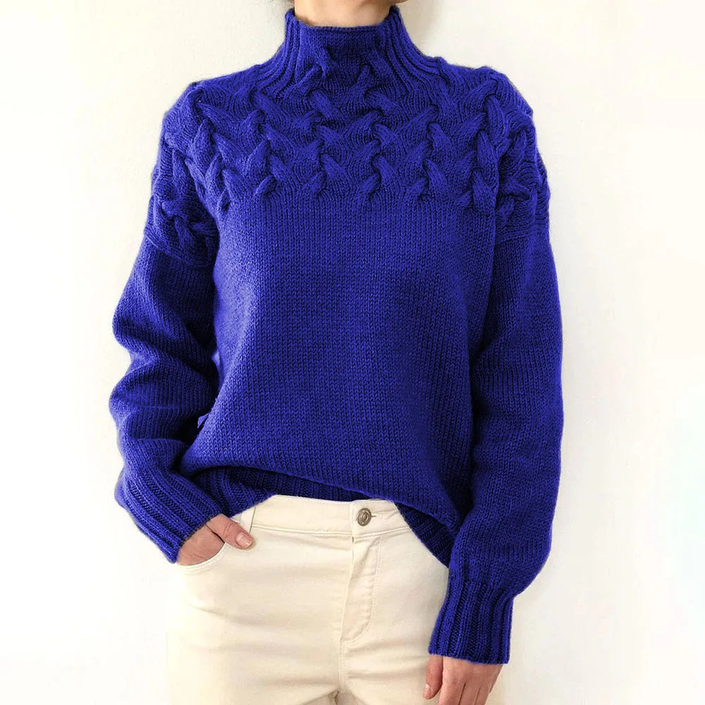 Pull en maille à manches longues pour femmes
