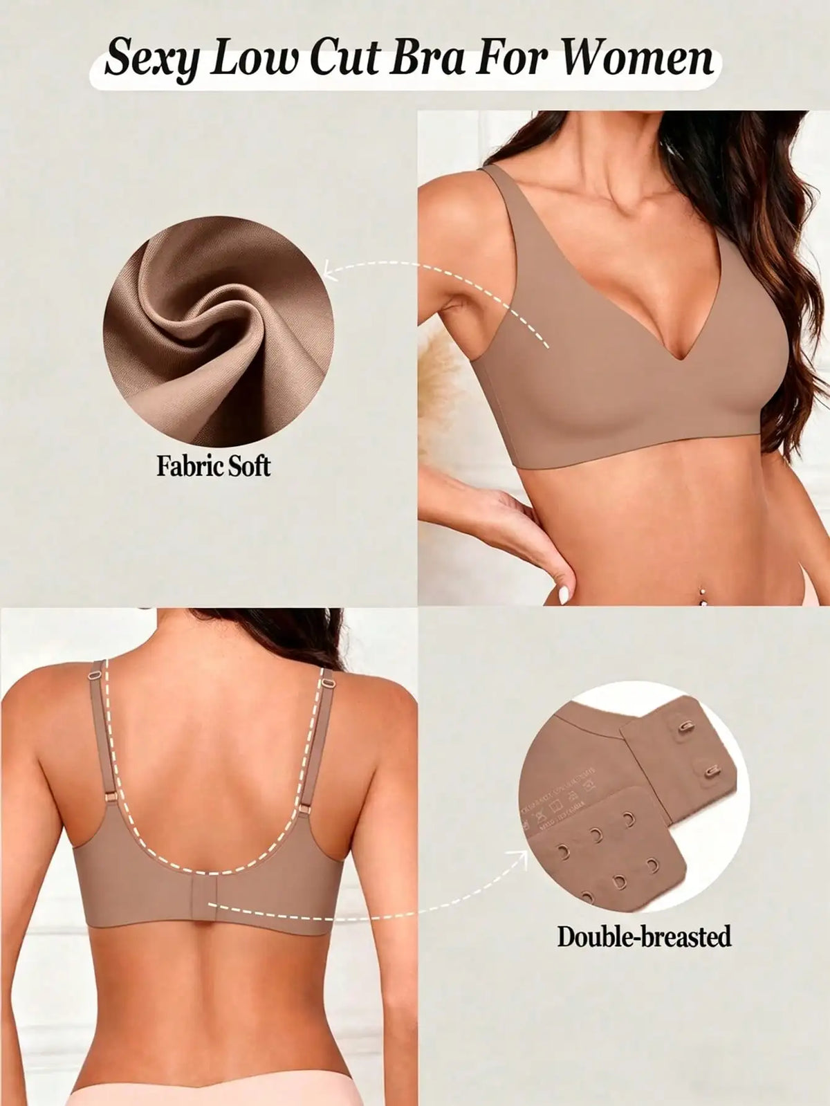Soutien-Gorge Push-Up Femme – Sans Couture