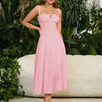 Robe longue sans manches pour femmes