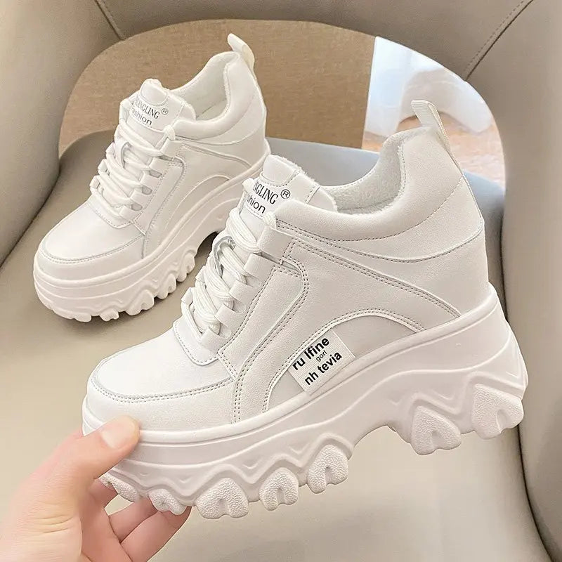 Baskets en cuir pour femmes