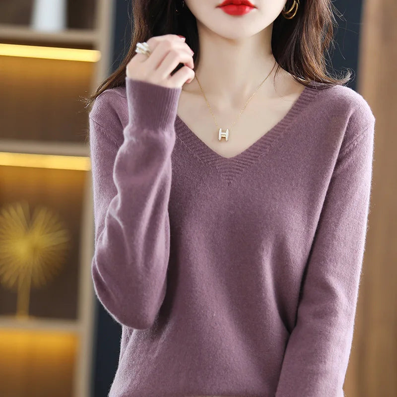 Pull à coupe ajustée pour femmes