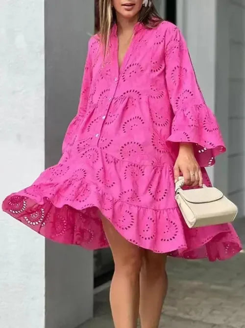 Robe d'été en dentelle pour femmes
