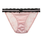 Culotte avec dentelle taille basse pour femmes