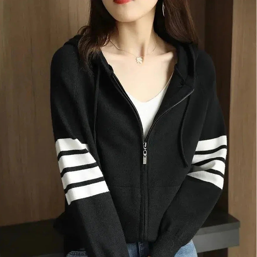 Vestes cardigan à capuche pour femmes