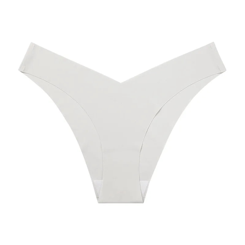 String en soie taille basse sans trace pour femmes