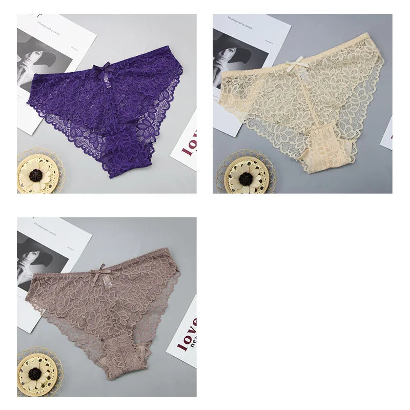 Lot de 3 culottes sans couture pour femmes