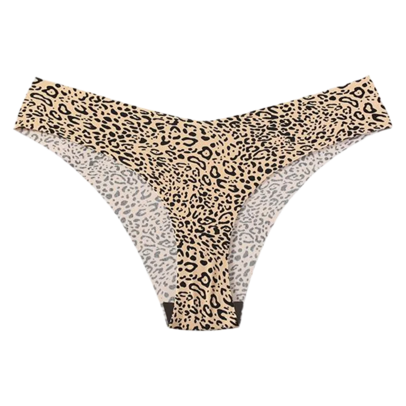 Culotte sans couture imprimé léopard pour femmes