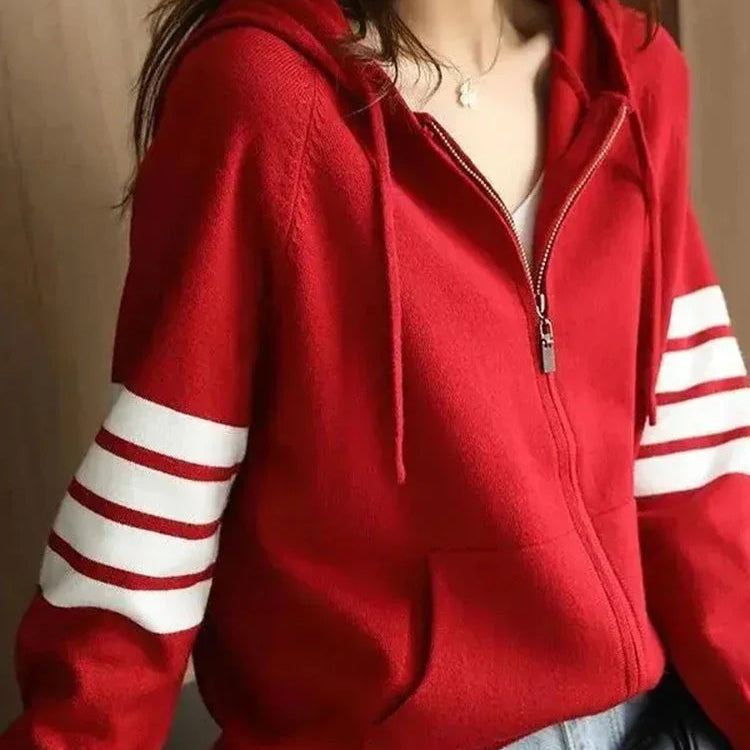Vestes cardigan à capuche pour femmes