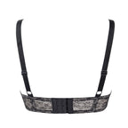 Soutien-gorge Push-Up à armatures, en dentelle blanc pur pour femmes