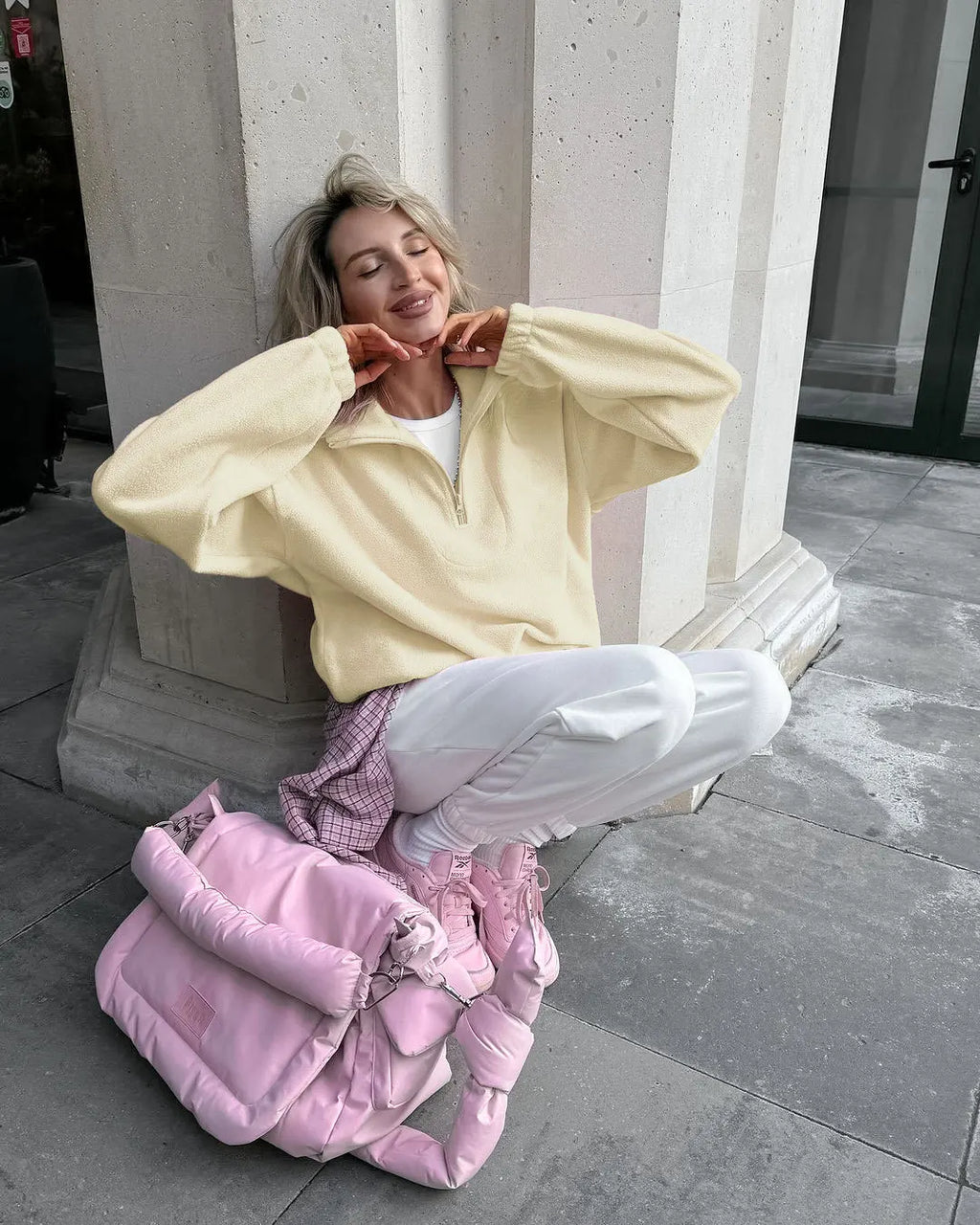 Sweat-shirt à capuche en molleton pour femmes