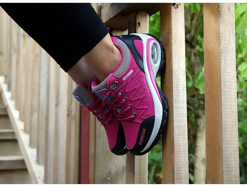 Baskets à plateforme pour randonnée en plein air pour femmes