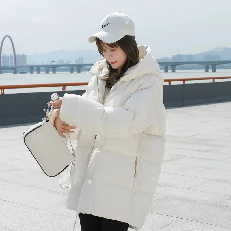 Manteau en duvet de coton pour femmes