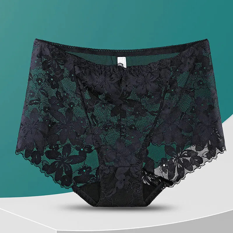 Culotte en dentelle florale pour femmes