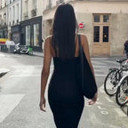 Robe longue d'été dos nu pour femmes
