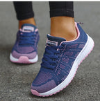 Baskets décontractées à lacets pour femmes