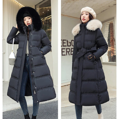 Parka Femme en Coton – Doublure Duveteuse