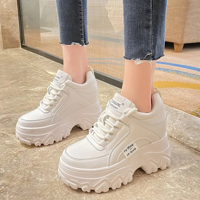 Baskets en cuir pour femmes