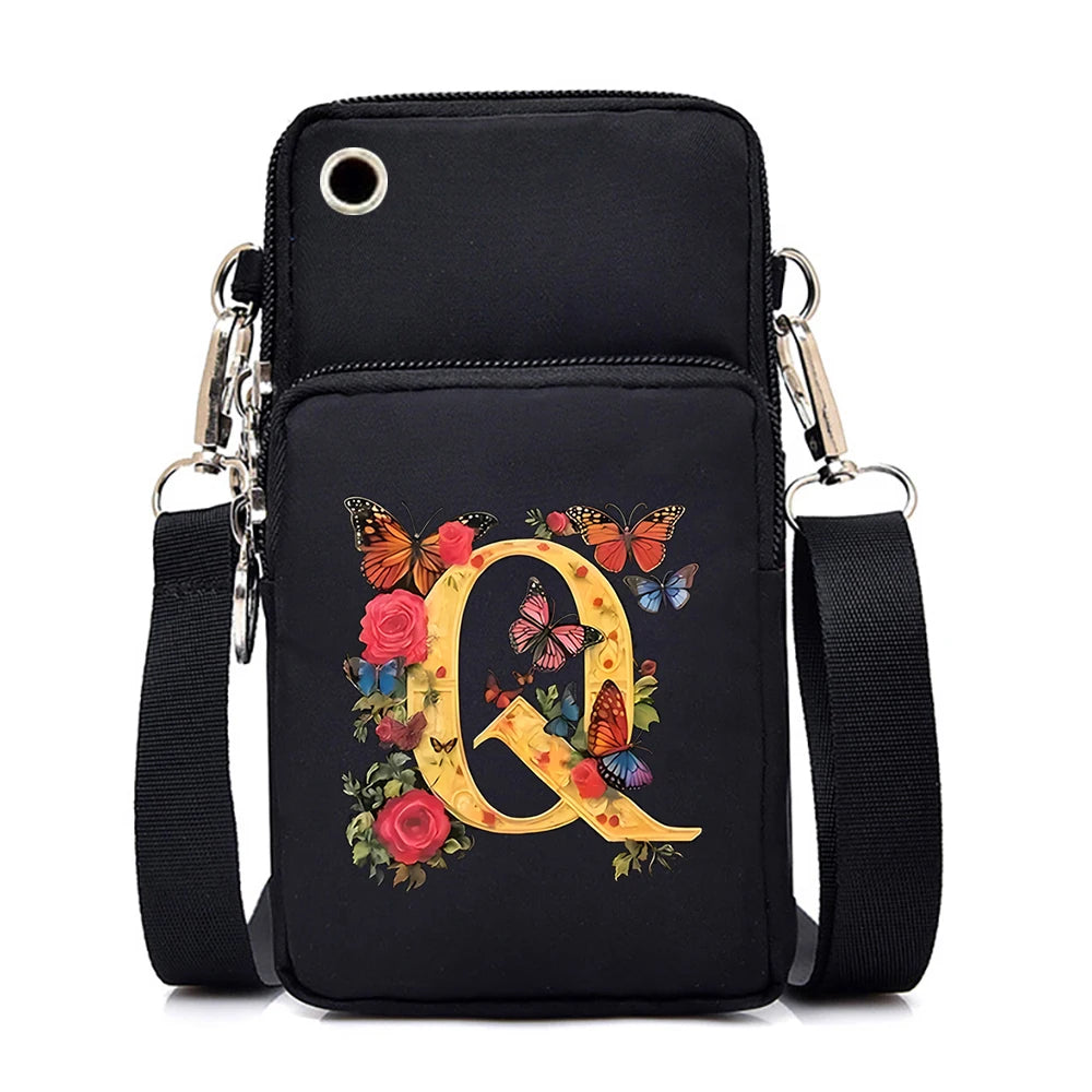 Sacs à bandoulière en cuir souple pour téléphone portable pour femmes