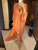 Robe longue maxi de plage sexy pour femmes