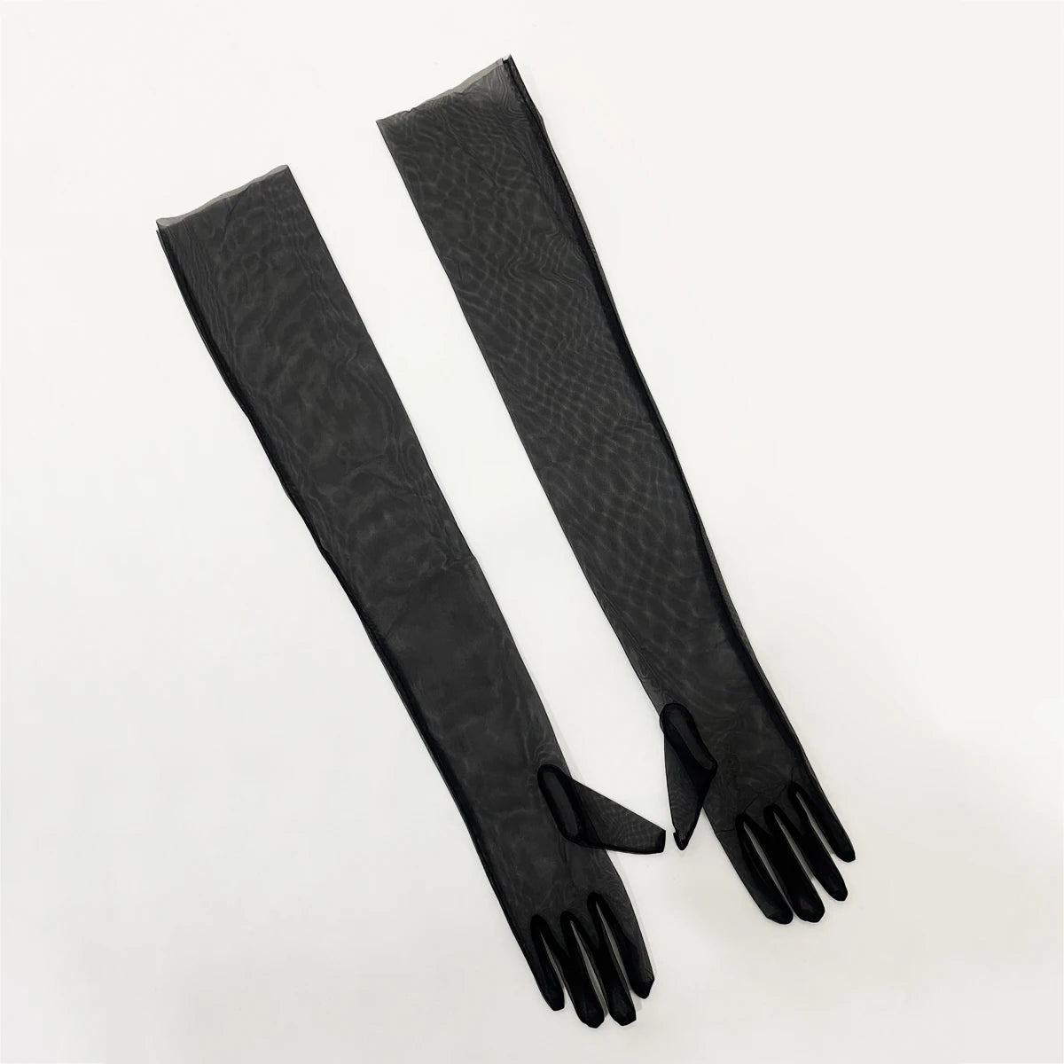 Gants longs respirant en tulle pour femmes