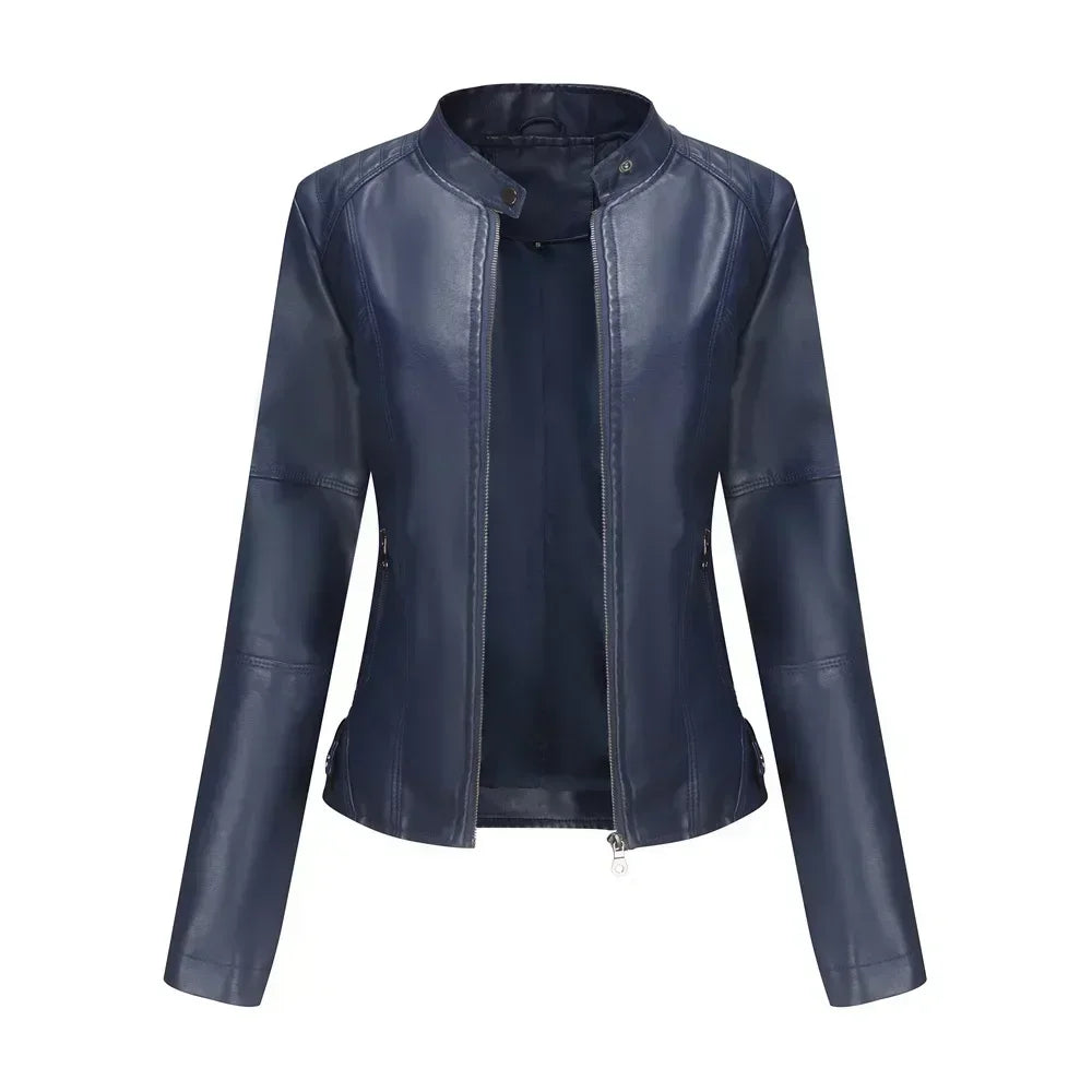 Veste en Faux cuir pour femmes