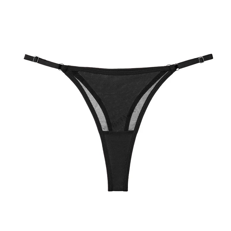 String Femme – Dentelle Transparente