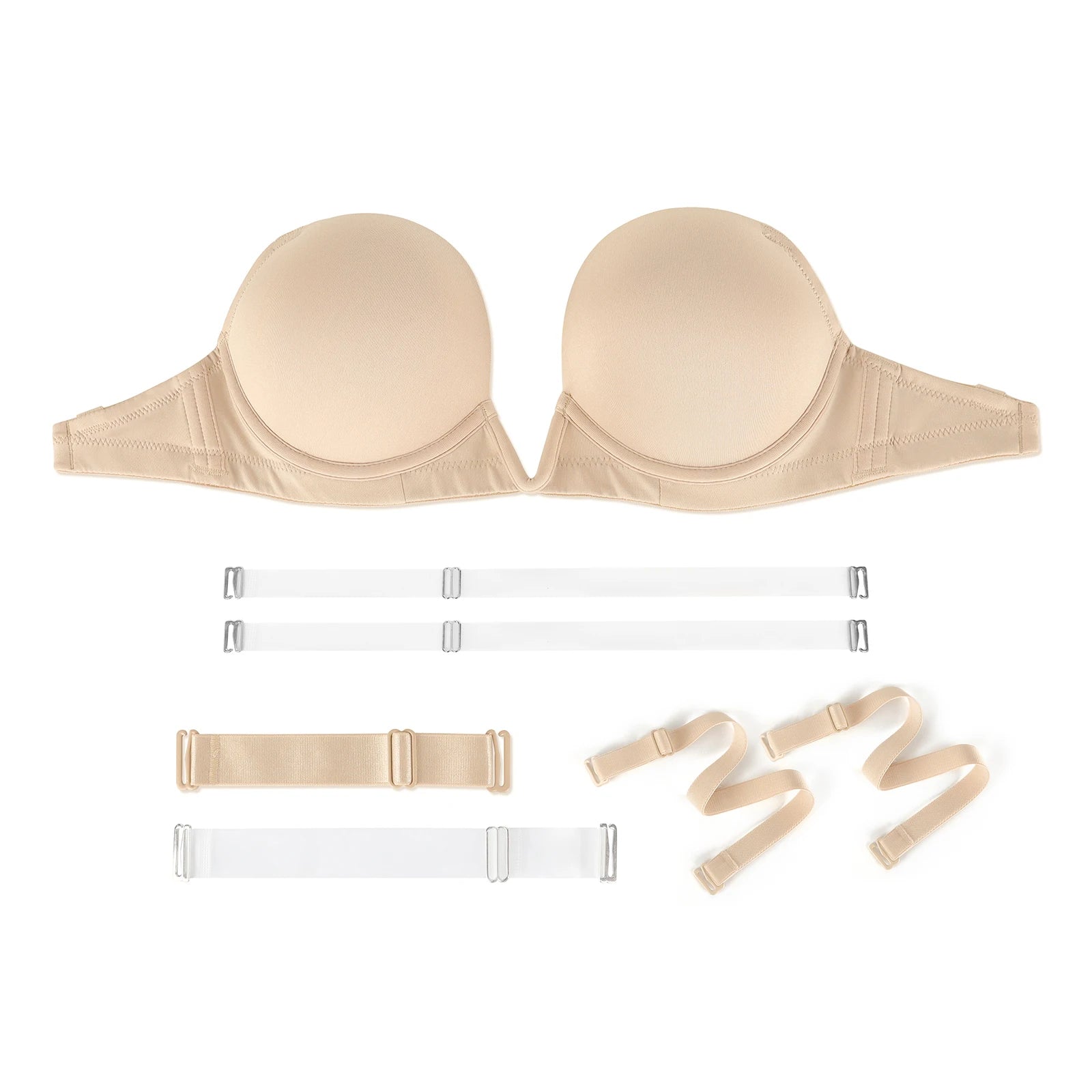 Soutien-gorge push-up  dos nu pour femmes