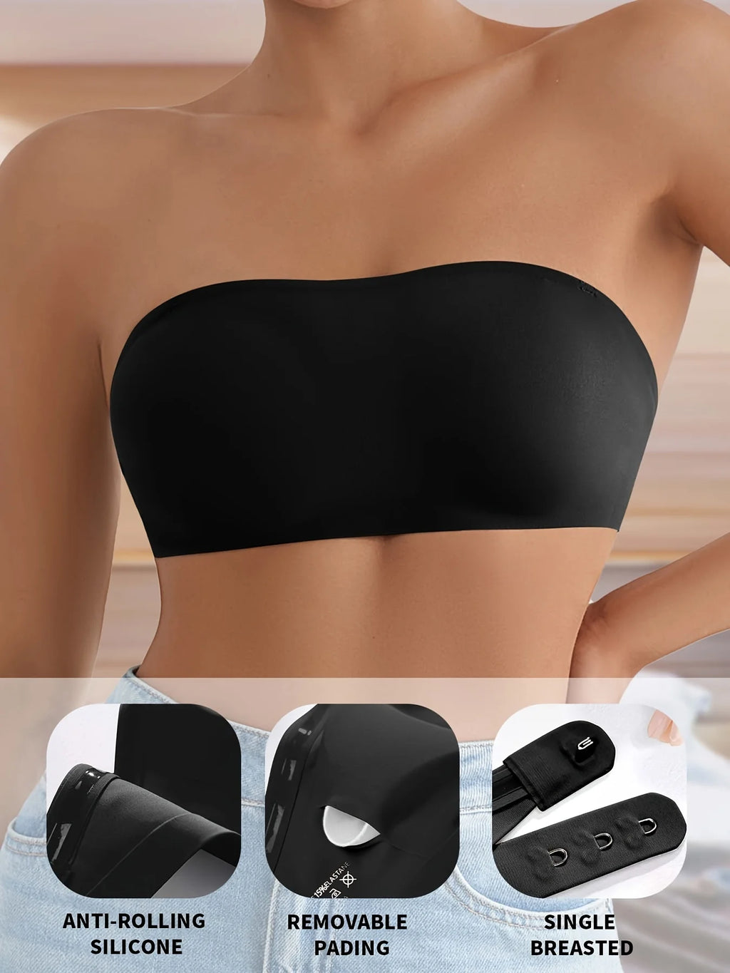 Soutien-gorge sans bretelles pour femmes