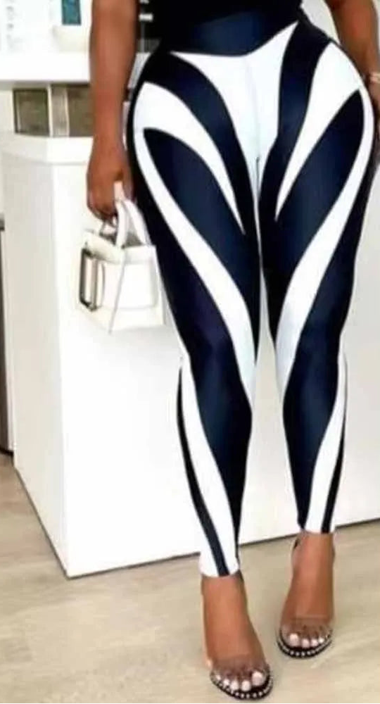 Legging à empiècements contrastés pour femmes